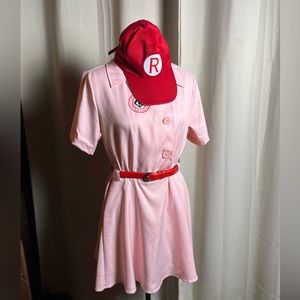 NEW Rockford Peaches AAGPBL Baseball Dress Halloween